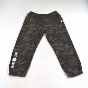SALTY CREW Camo Slow Roll Fleece Jogger Sweatpants Outdoor Hunting Fishing XXL